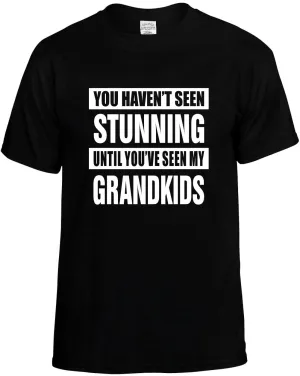 Havent seen Stunning/ my Grandkids Unisex T-Shirt Novelty Graphic Tee Shirt
