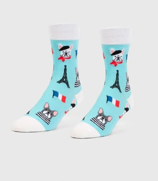 Headline Unisex S/M Crew French Bulldogs