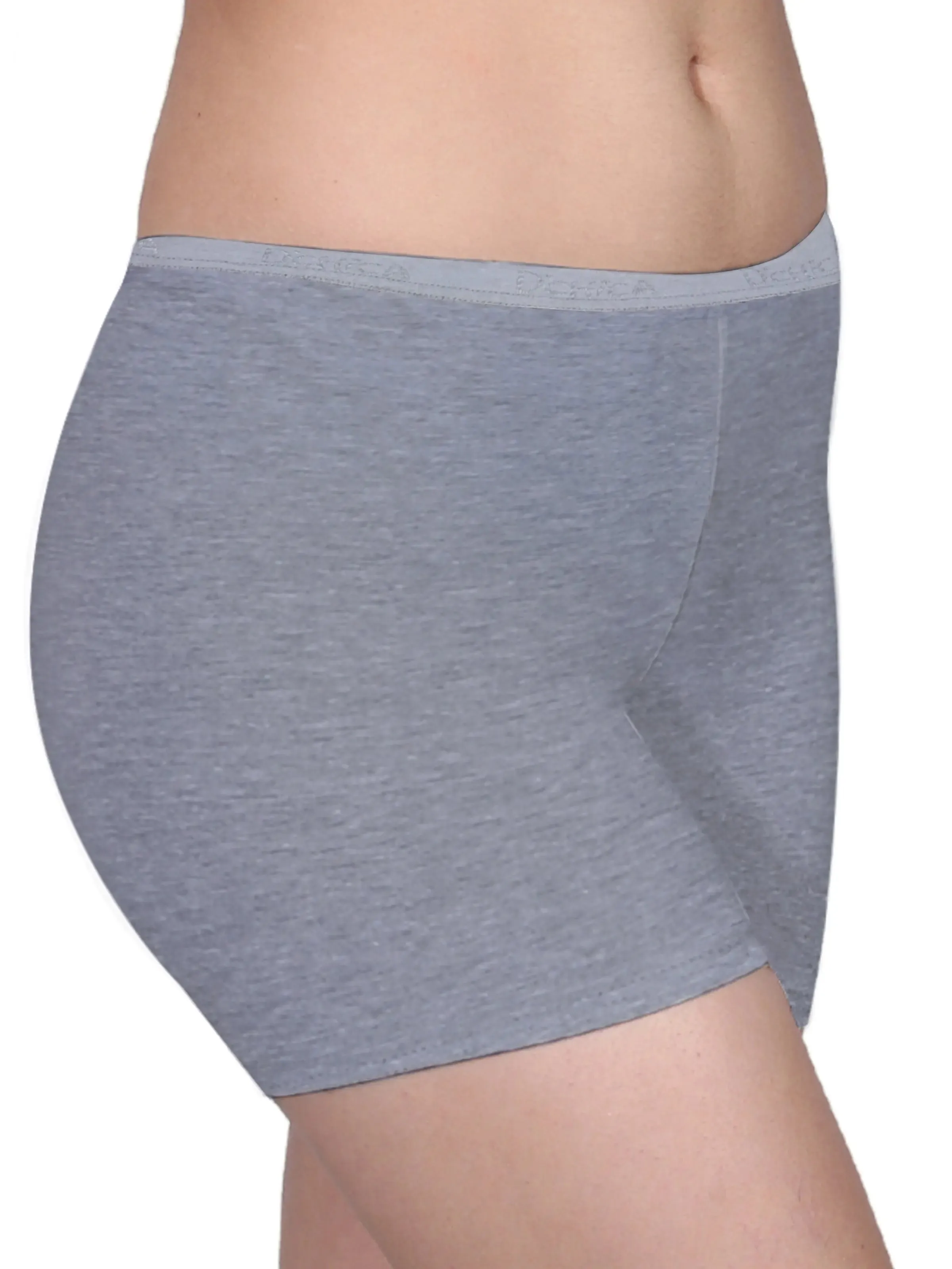High Waist Boyshorts | Full Coverage | No Side Seams | Grey Boyshorts