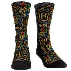 Hogwarts Logo Sketch Crew Sock
