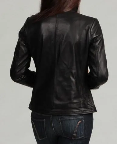 Hot Girls in leather jacket By TJS