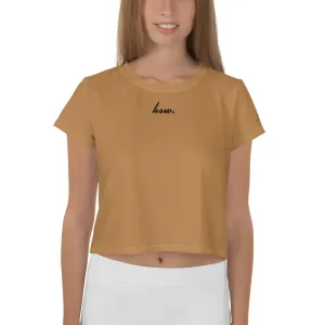Humble Sportswear™ Caramel Crop T-Shirt
