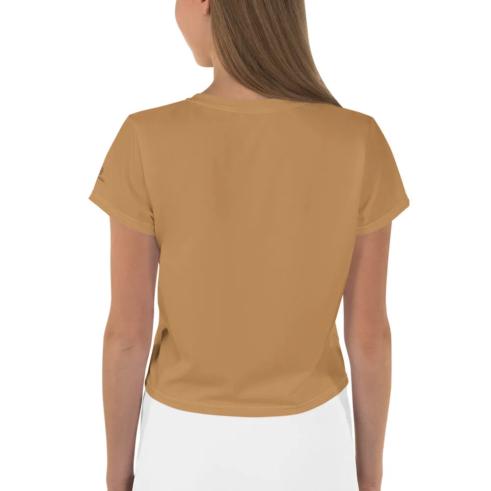 Humble Sportswear™ Caramel Crop T-Shirt