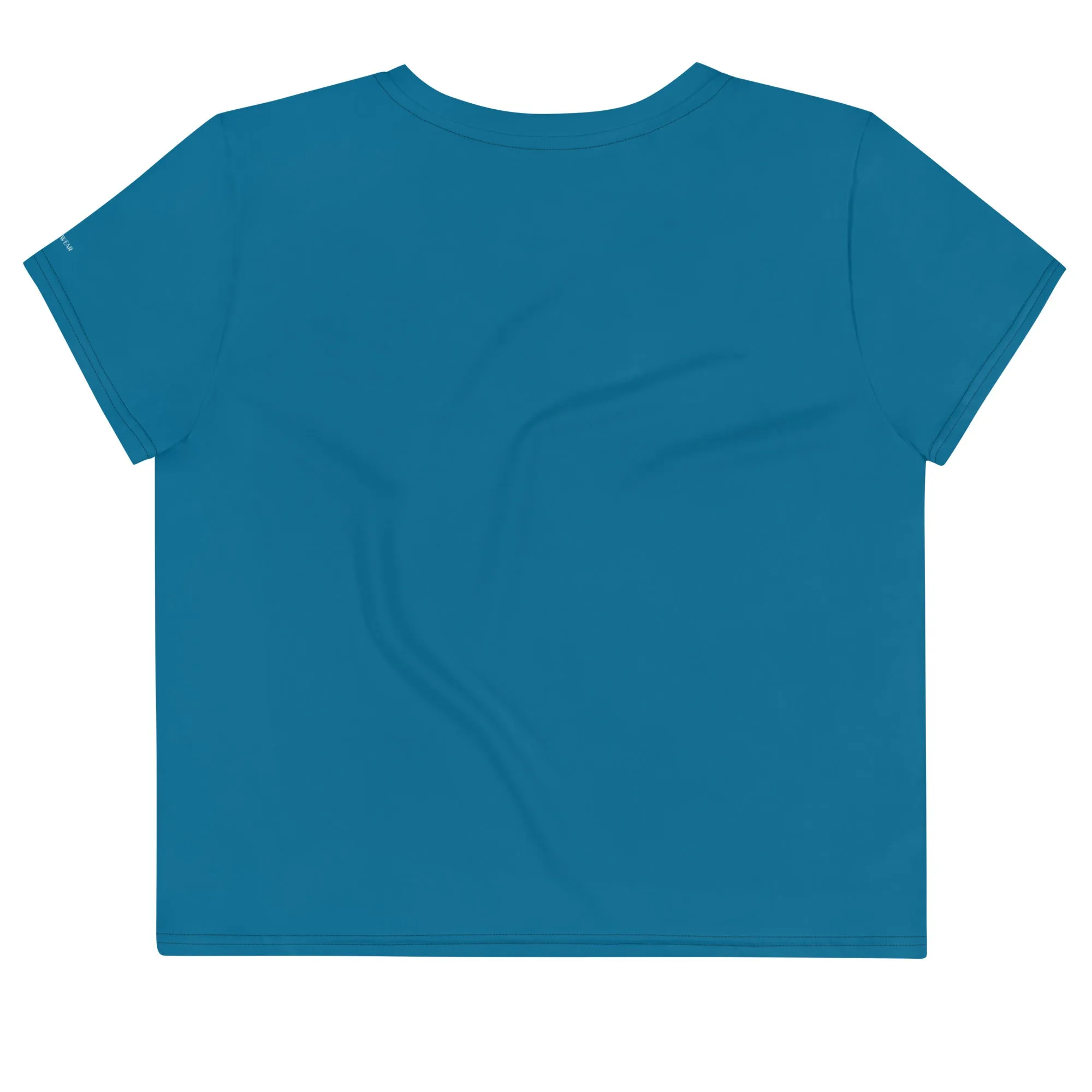 Humble Sportswear™ Cerulean Blue Crop T-Shirt