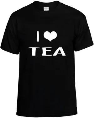 I Love Heart Tea Unisex T-Shirt Novelty Graphic Tee Shirt