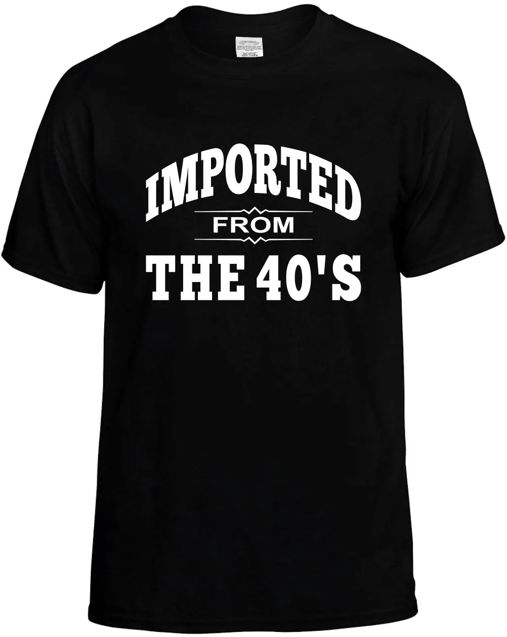 Imported from the 40'S Unisex T-Shirt Novelty Graphic Tee Shirt
