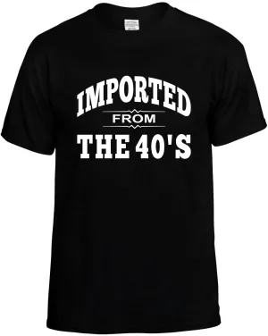Imported from the 40'S Unisex T-Shirt Novelty Graphic Tee Shirt