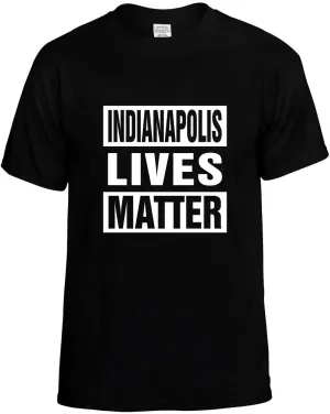 Indianapolis Lives Matter Unisex T-Shirt Novelty Graphic Tee Shirt