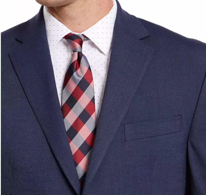IZOD Mens Classic-Fit Medium Blue 40R Jacket Only
