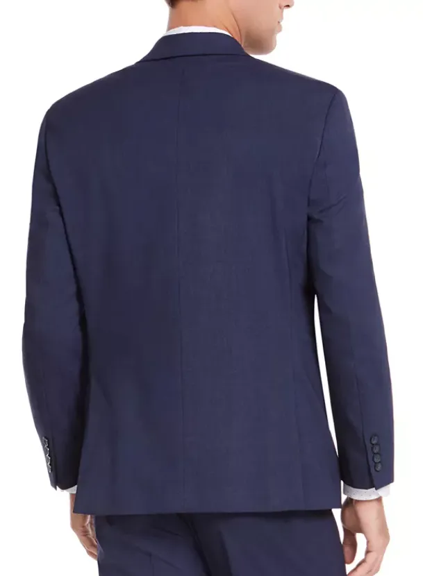 IZOD Mens Classic-Fit Medium Blue 40R Jacket Only