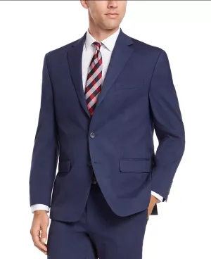 IZOD Mens Classic-Fit Medium Blue 40R Jacket Only