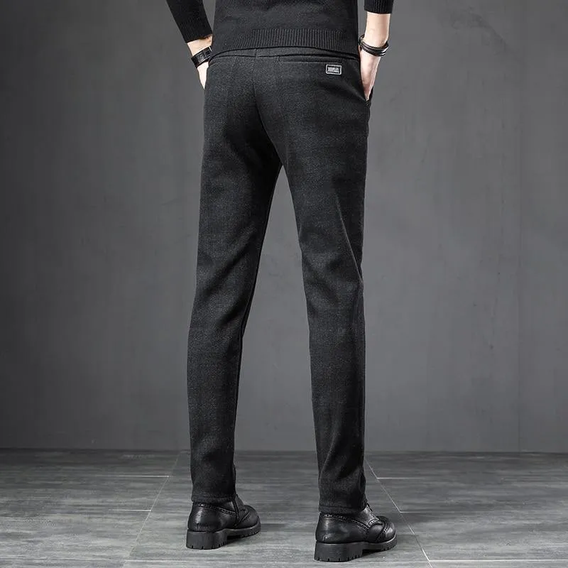 JAYWOOD Men's Brittish Plaid Business Pants