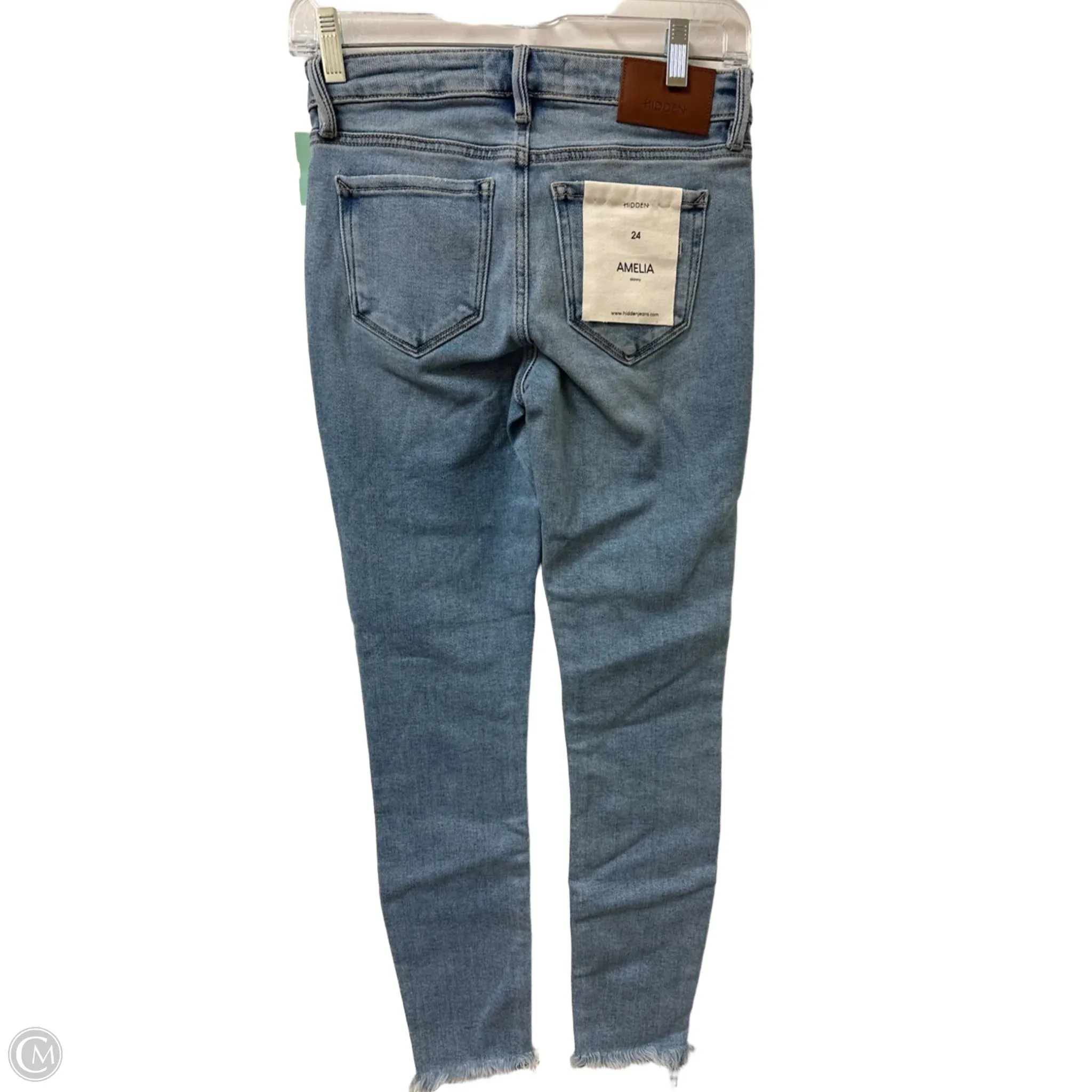 Jeans Skinny By Clothes Mentor In Blue Denim, Size: 0