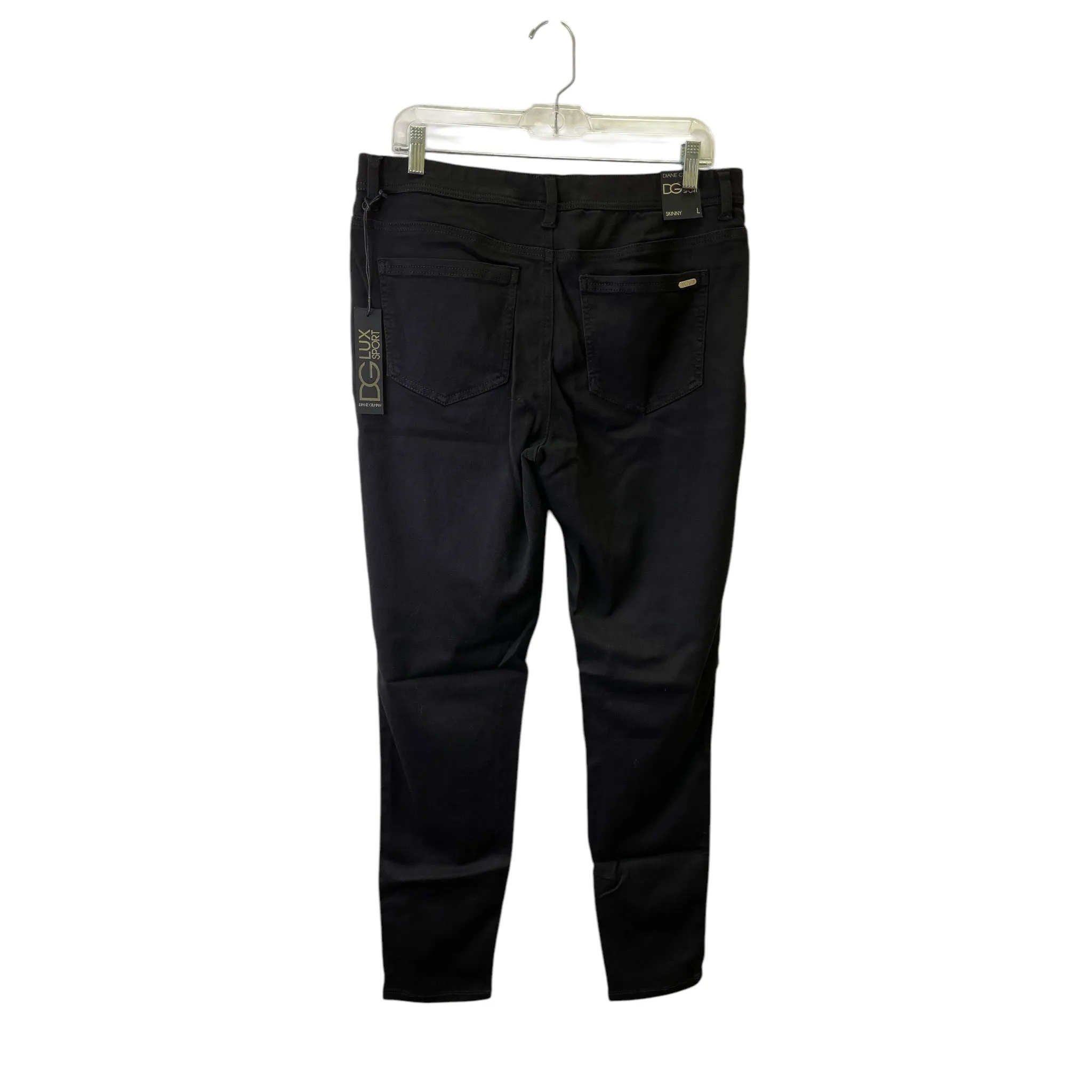Jeans Skinny By Diane Gilman In Black, Size:12