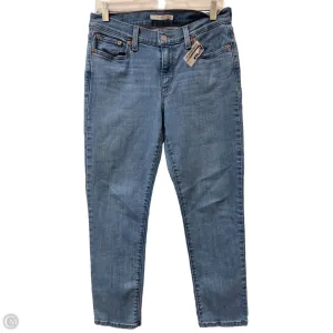 Jeans Skinny By Levis In Blue Denim, Size: 8