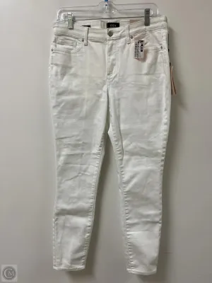 Jeans Skinny By Not Your Daughters Jeans In White Denim, Size: 8