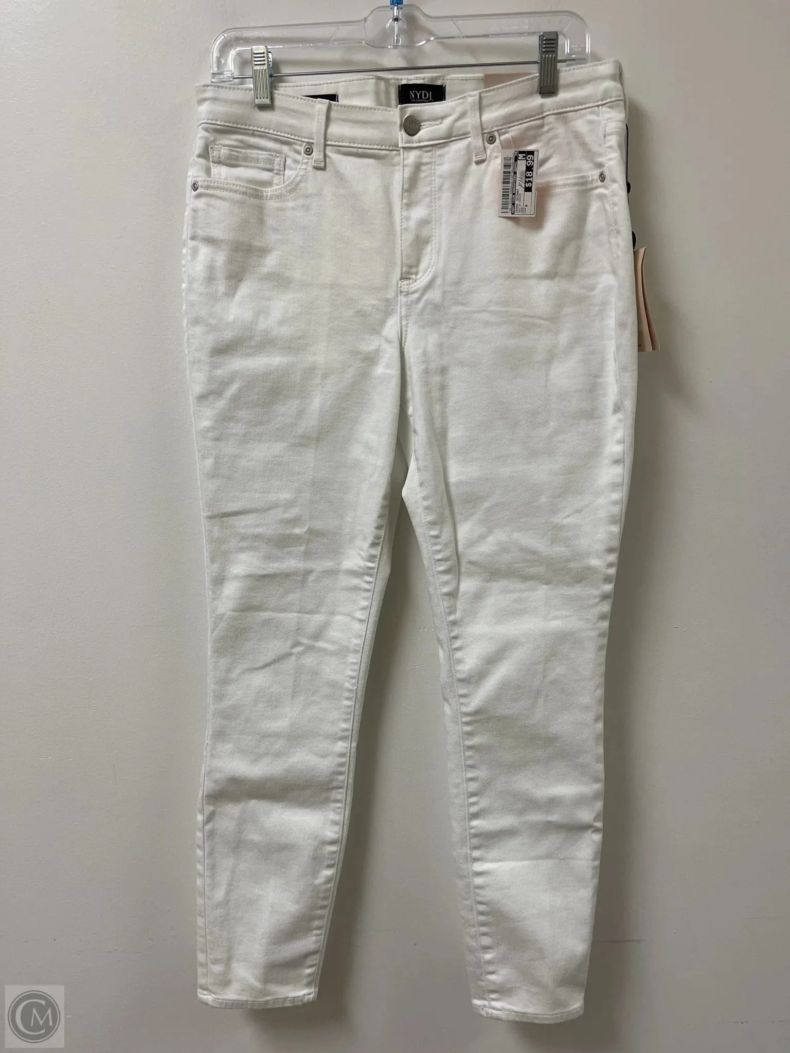 Jeans Skinny By Not Your Daughters Jeans In White Denim, Size: 8