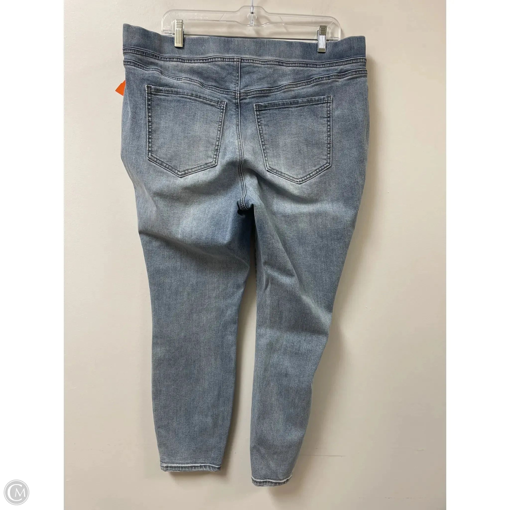 Jeans Skinny By Wonderly In Blue Denim, Size: 16
