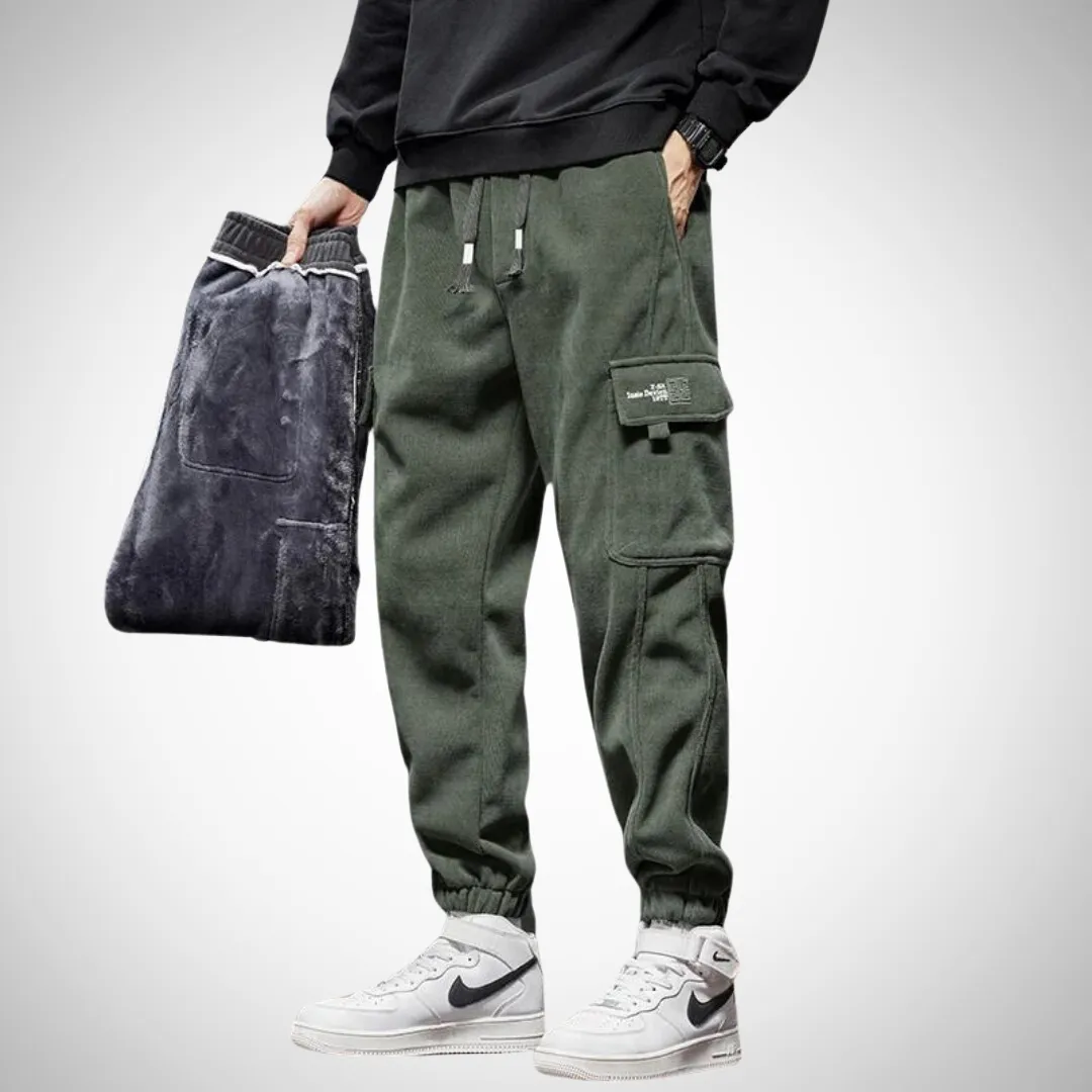 Jefrey Corduroy Cargo Joggers