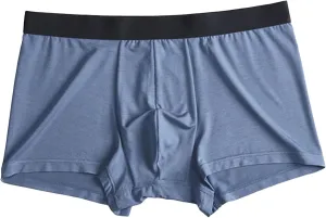 JEShifangjiusu Men Breathable Boxer Brief Cotton Stretch Lightweight Short Leg Athletic Workout Running Performance Underwear