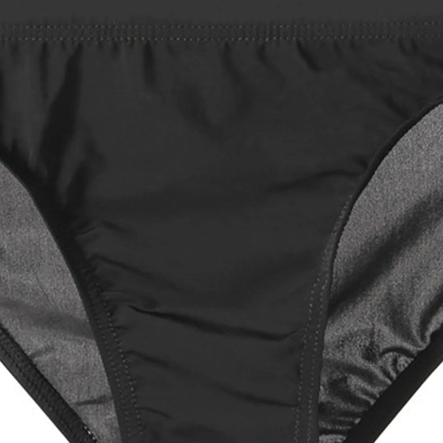 JEShifangjiusu Men Briefs Ice Silk Underwear Sexy Solid Low Rise Bikini Underpants See-Through Breathable Transparent Briefs