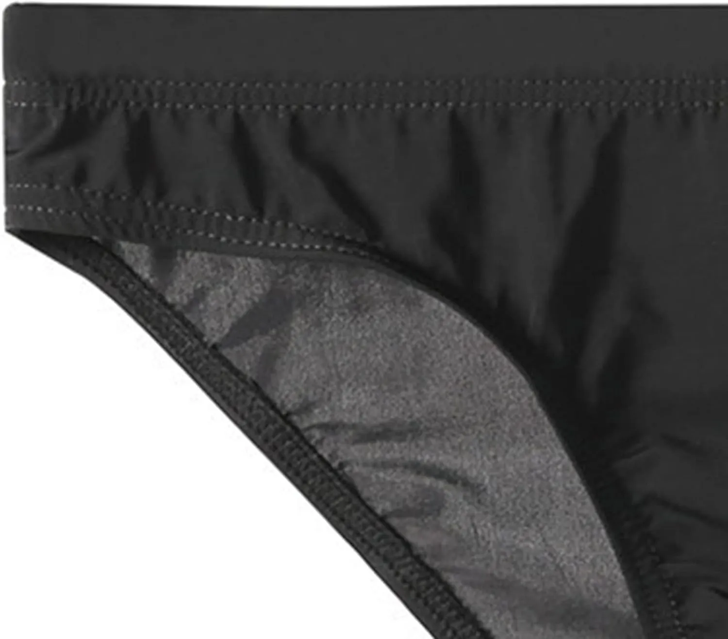 JEShifangjiusu Men Briefs Ice Silk Underwear Sexy Solid Low Rise Bikini Underpants See-Through Breathable Transparent Briefs