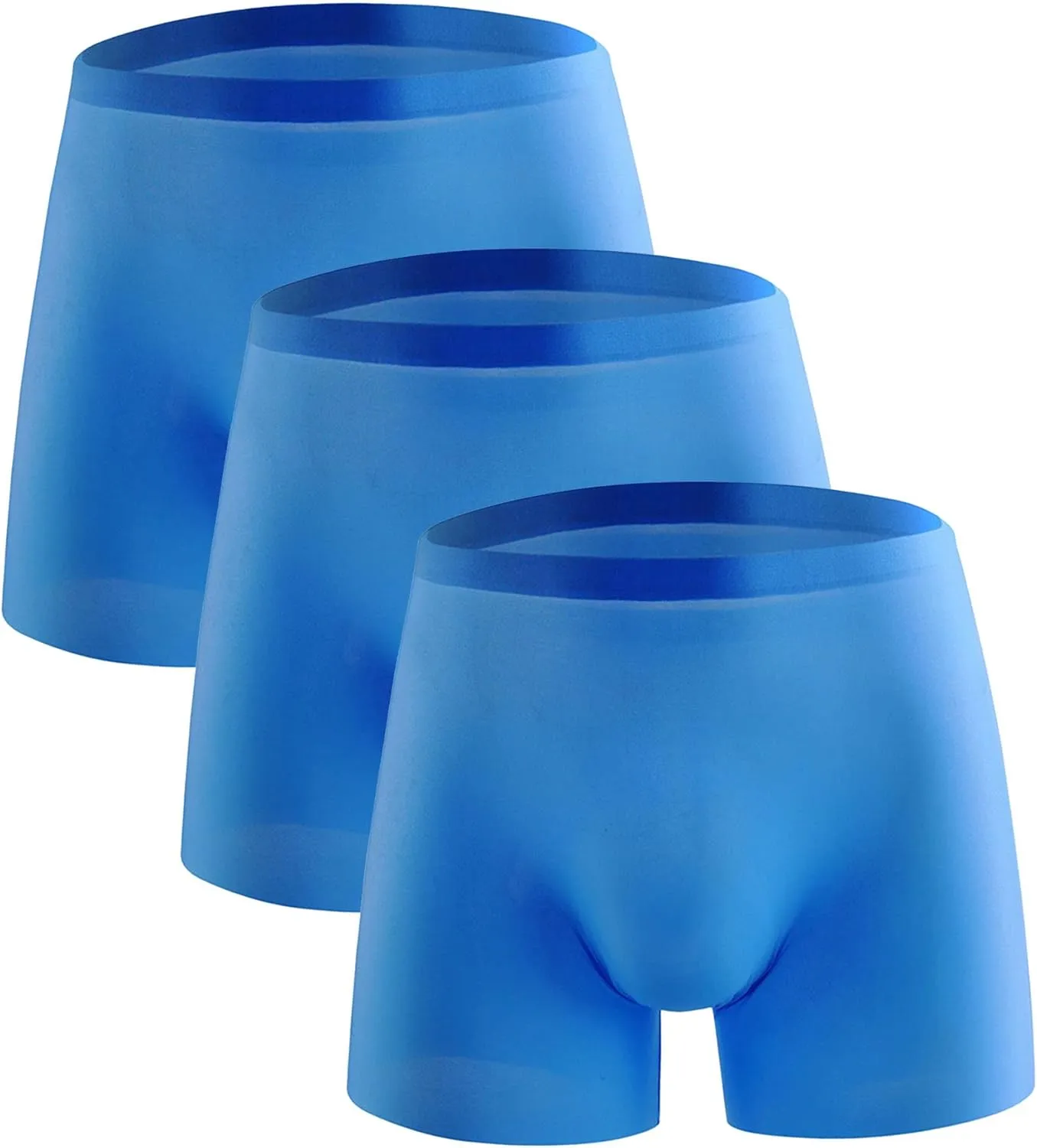JEShifangjiusu Mens Boxer Briefs Ice Silk Bikini Briefs G-String T-Back Undies Cotton Modal Seamless Panties Underwear 3-Pack