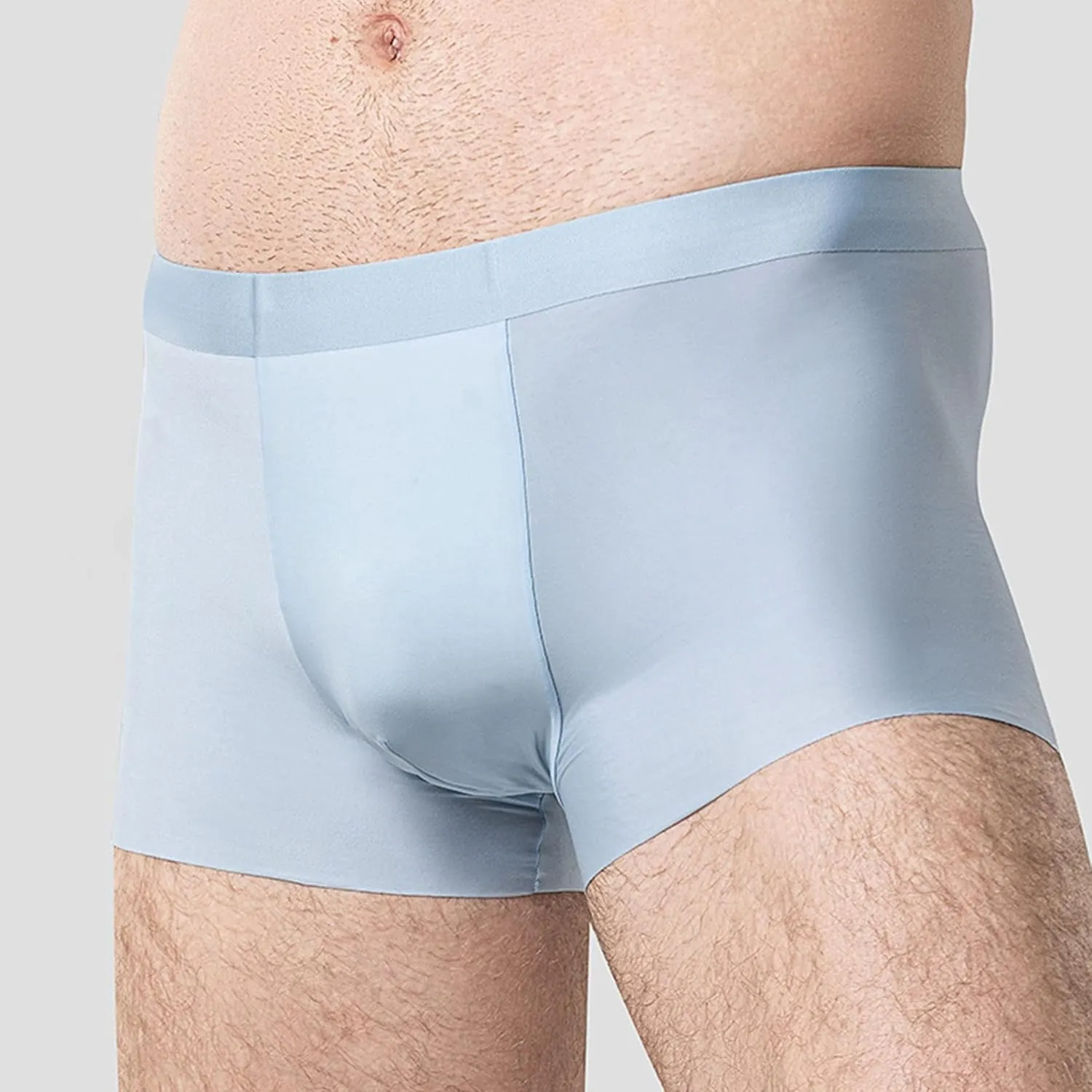JEShifangjiusu Mens Silky Underwear Comfy Sexy Seamless Breathable Boxer Briefs Fitness Sport Fast Drying Panties Underwear