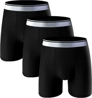 JEShifangjiusu Mens Underwear Boxer Briefs Breathable And Soft Trunks 3 Pack Stretch Comfort Lightweight Pouch Boxer Briefs