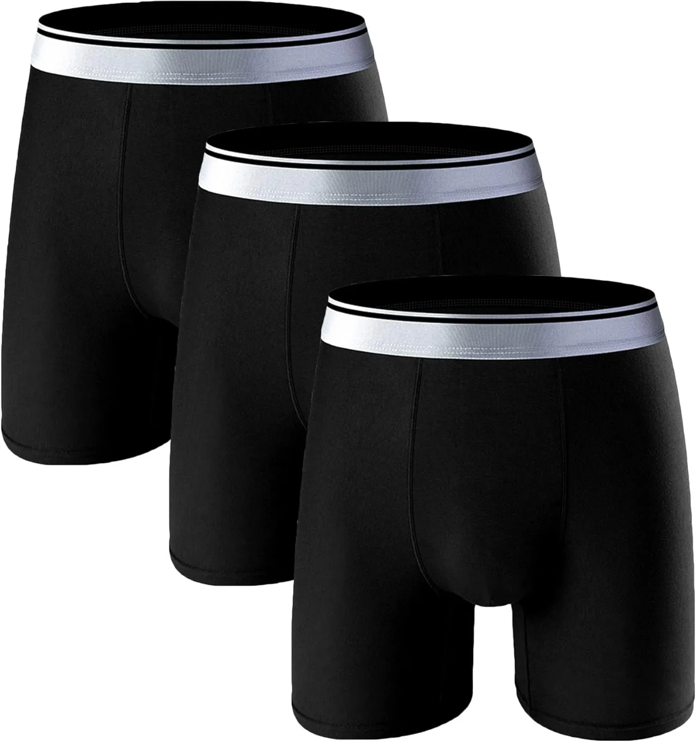JEShifangjiusu Mens Underwear Boxer Briefs Breathable And Soft Trunks 3 Pack Stretch Comfort Lightweight Pouch Boxer Briefs