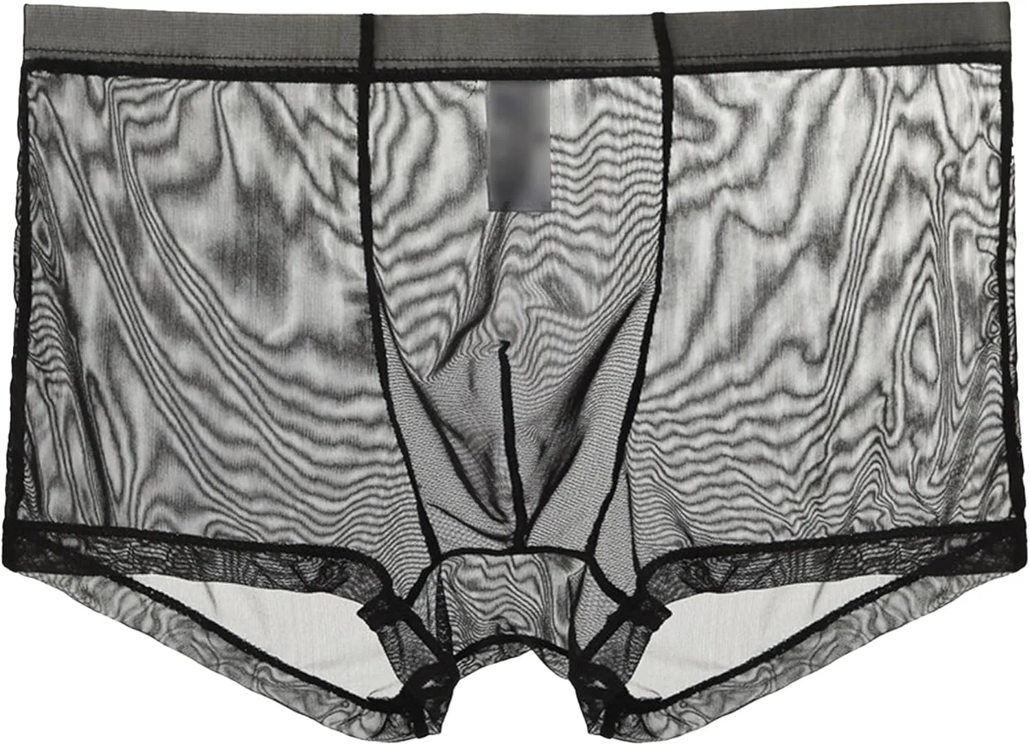 JEShifangjiusu Men'S Underwear Transparent Sexy Mesh Breathable Ice Silk Boxer Briefs See-Through Low Rise Cool Boxers 3Pack