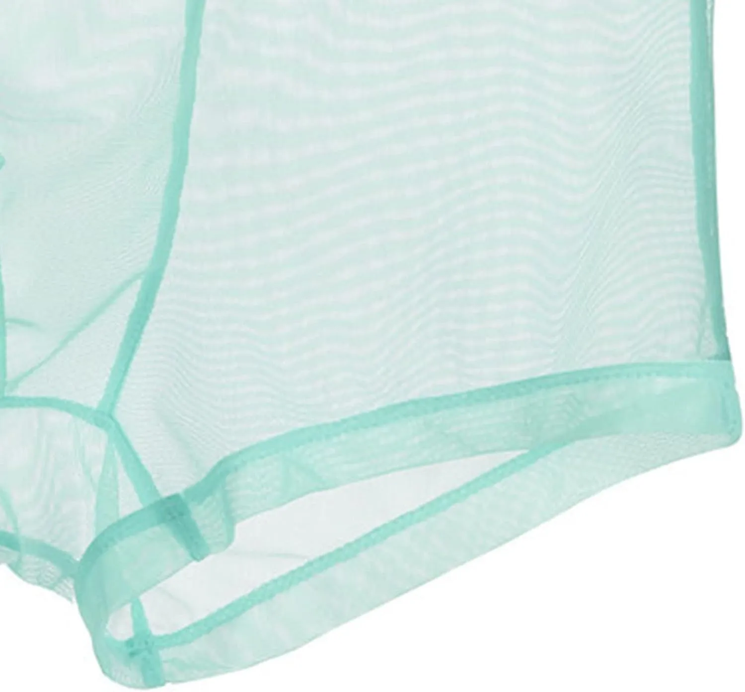 JEShifangjiusu Men'S Underwear Transparent Sexy Mesh Breathable Ice Silk Boxer Briefs See-Through Low Rise Cool Boxers 3Pack