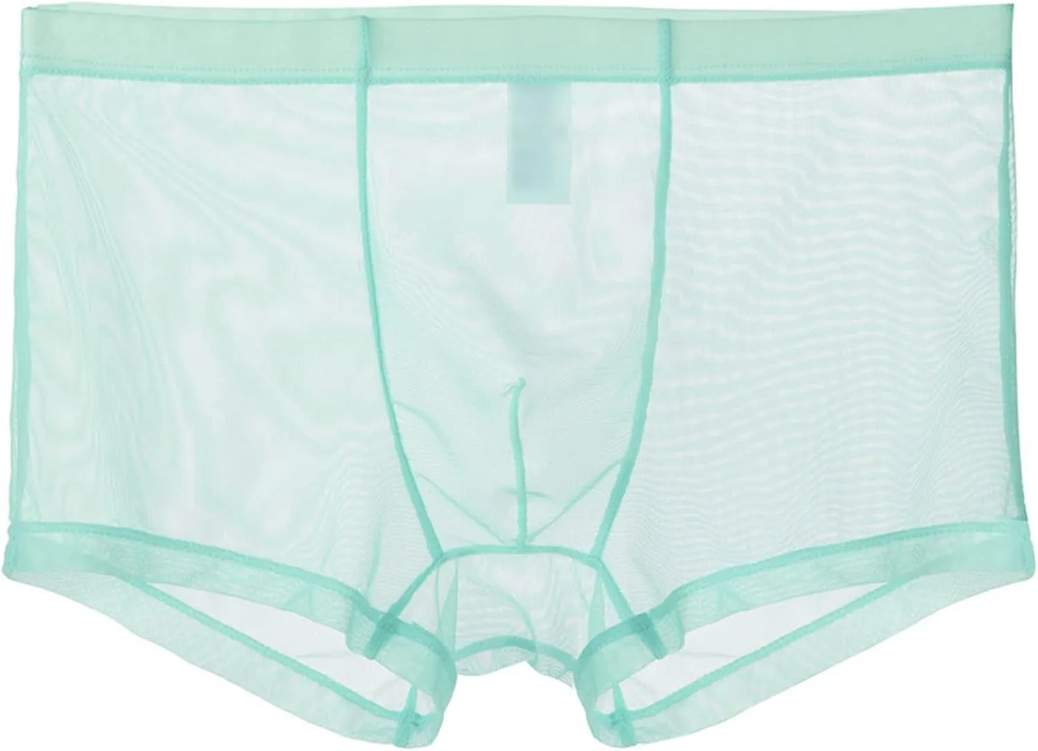 JEShifangjiusu Men'S Underwear Transparent Sexy Mesh Breathable Ice Silk Boxer Briefs See-Through Low Rise Cool Boxers 3Pack