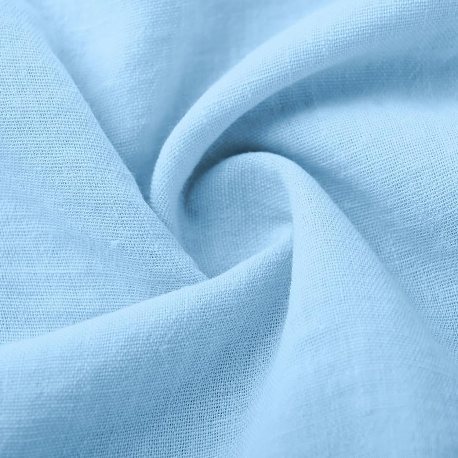 JOAU Linen Maxi Dress for Women 2025 Summer V Neck Short Sleeve Layered Dresses Casual Loose Flowy Tiered Ruffle Beach Dress