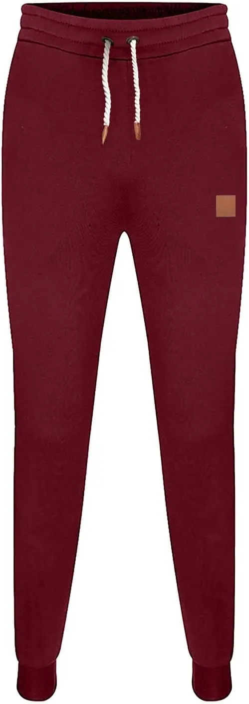 Joggers for Men Casual Loose Fit Big and Tall Drawstring Sweatpants Casual Cotton Workout Athletic Running Pants