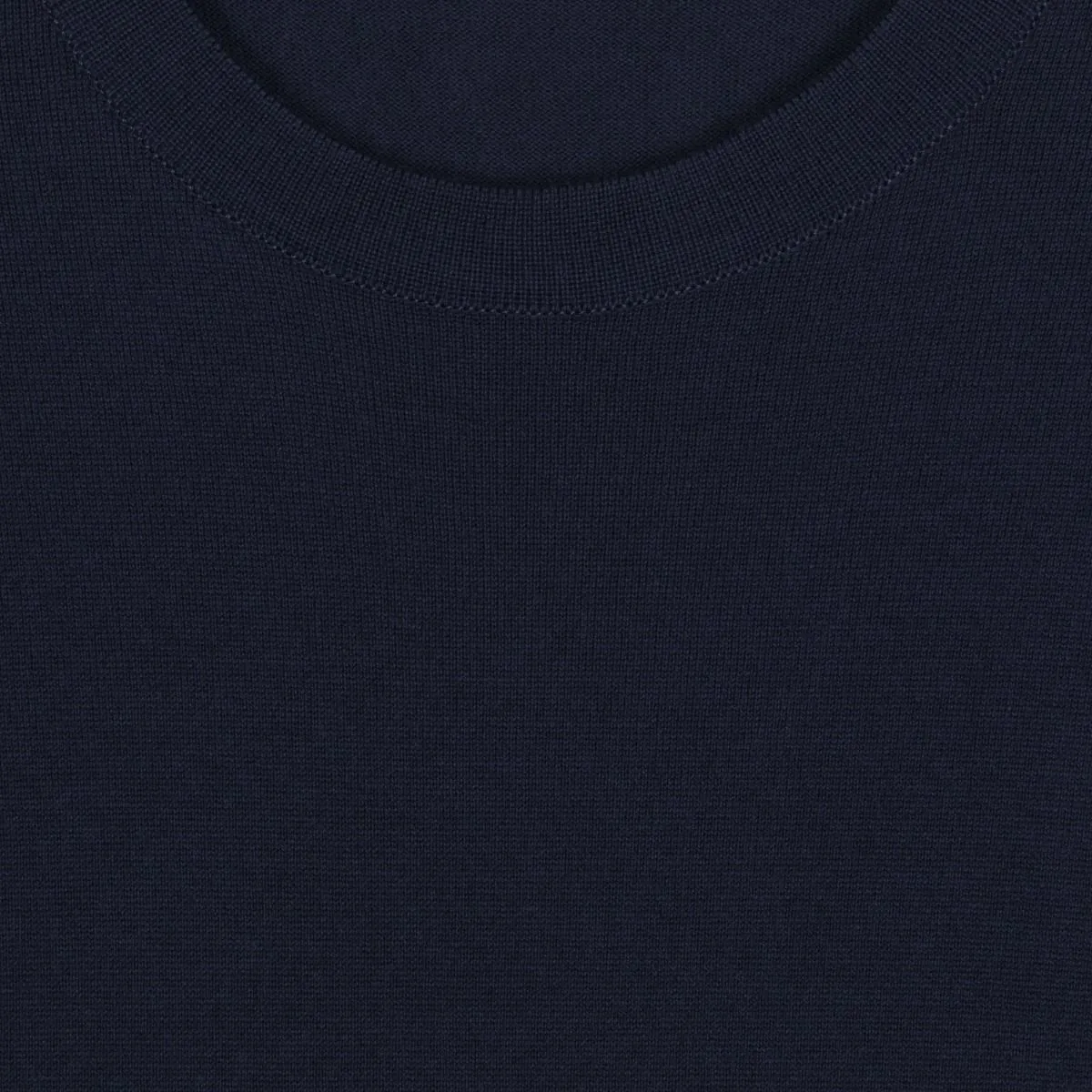 John Smedley - Lorca Sea Island Cotton T-Shirt in Navy