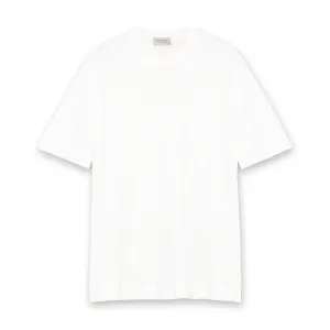 John Smedley - Lorca Sea Island Cotton T-Shirt in White