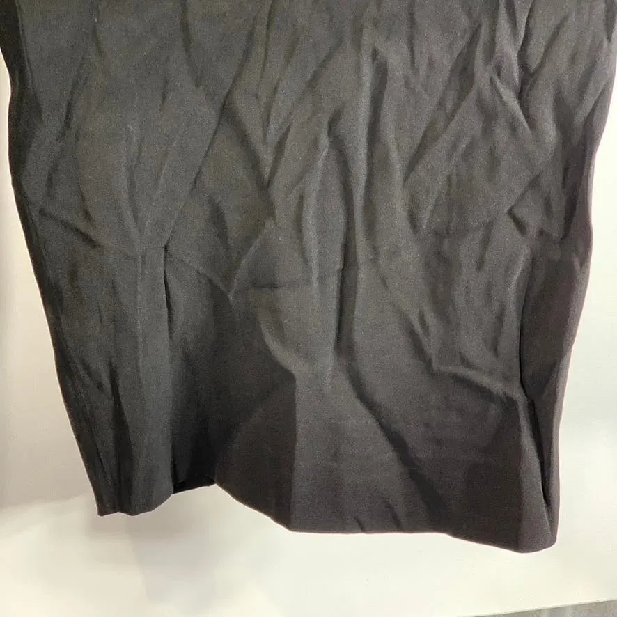 JOSIE NATORI Women's Petite Black Wide Leg Classic Vintage Lounge Pants SZ M