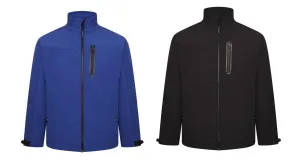 KAM Soft Shell Panelled Jacket For Men in 2 Colours, 2XL-8XL
