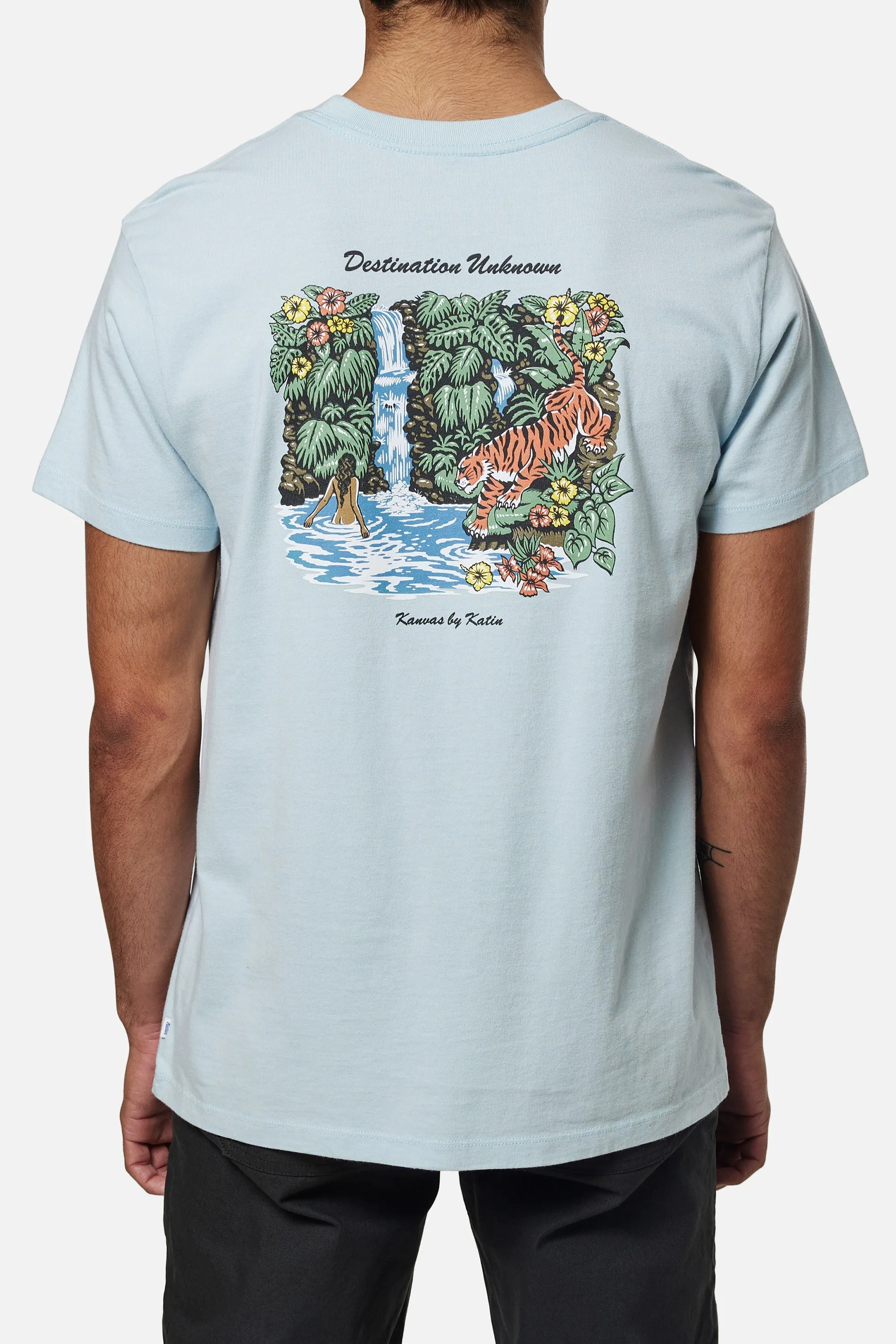 KATIN Lagoon Tee - LIGHT BLUE