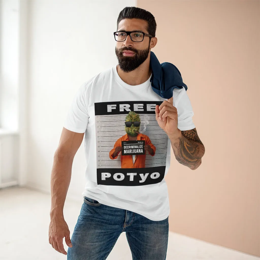 KCC Men's T-shirts  Staple Tee/ Free Potyo