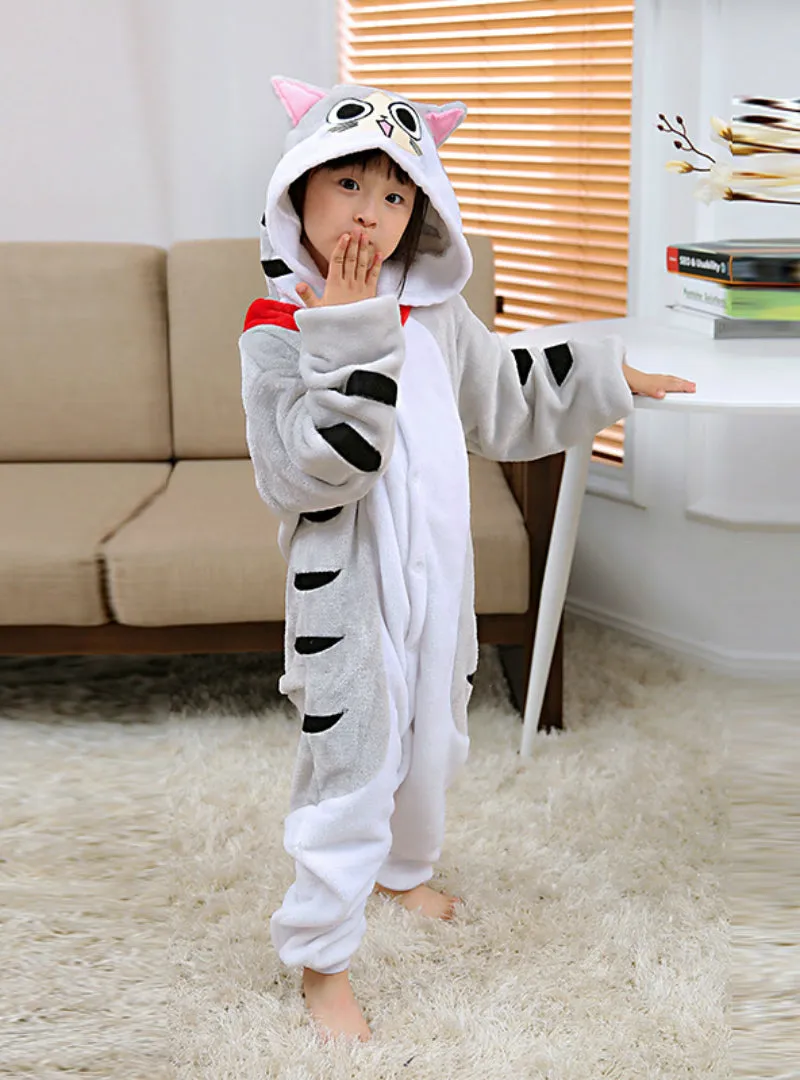 Kids Boys Girls Children's Onesie Cheese Cat