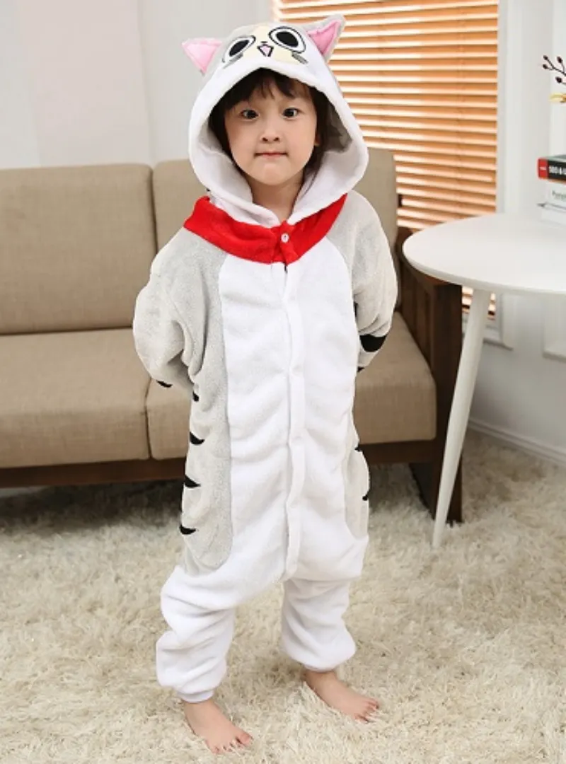 Kids Boys Girls Children's Onesie Cheese Cat
