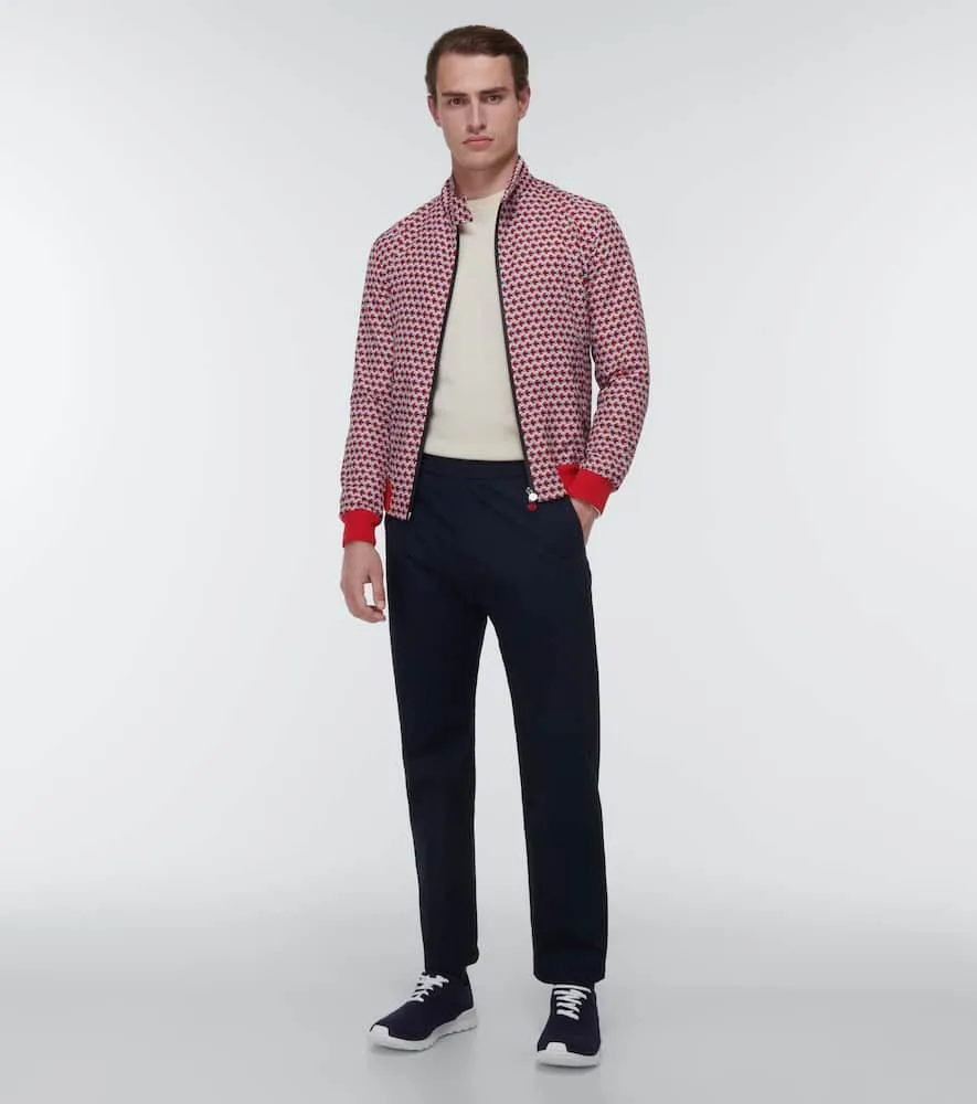 Kiton Printed jacket