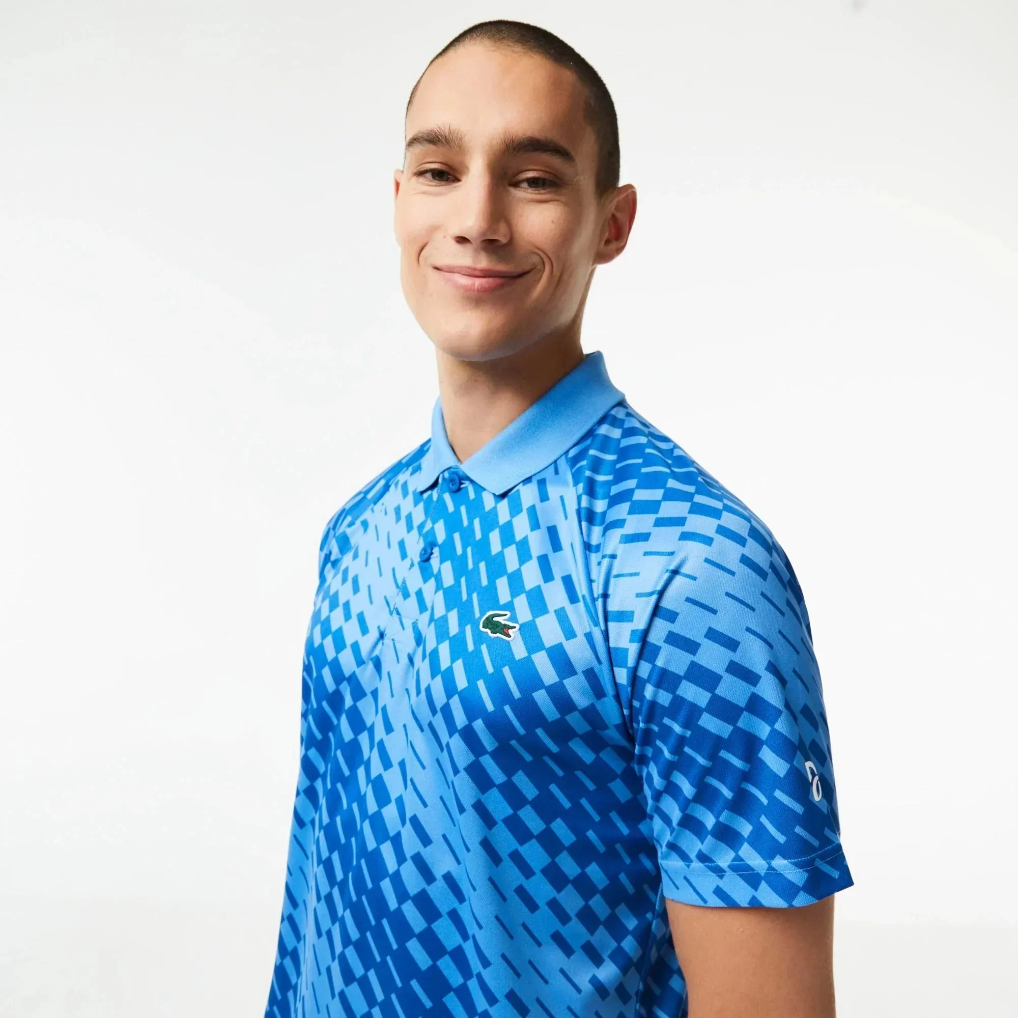 Lacoste Tennis x Novak Djokovic Men's Printed Polo