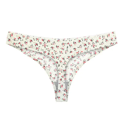 Lady Print Lovely Panties Women Cotton Seamless Underwear for Female
