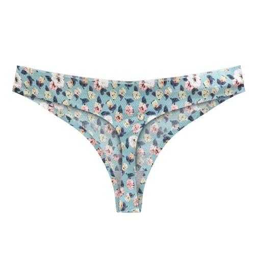 Lady Print Lovely Panties Women Cotton Seamless Underwear for Female