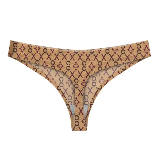 Lady Print Lovely Panties Women Cotton Seamless Underwear for Female