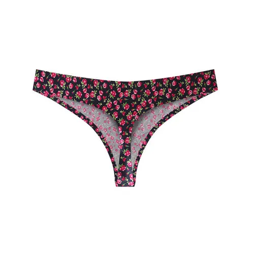 Lady Print Lovely Panties Women Cotton Seamless Underwear for Female