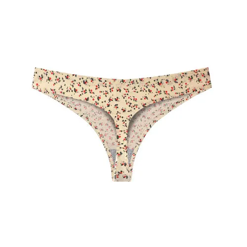 Lady Print Lovely Panties Women Cotton Seamless Underwear for Female
